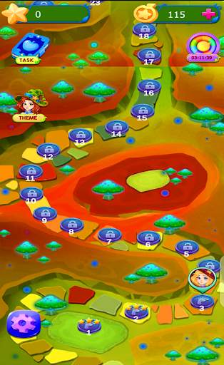 Witch Fruit Crush: Sweet Fruit Match 3 - Puzzle screenshot 2
