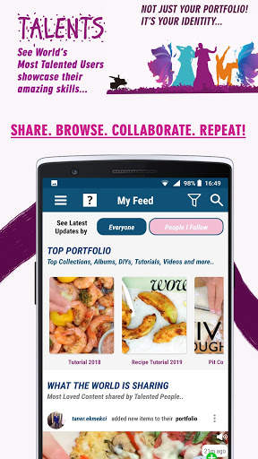 FirstFate Social App - Share, Discover Talents screenshot 1