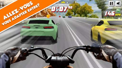 Highway Rider Extreme - Jeu de course de moto 3D screenshot 2
