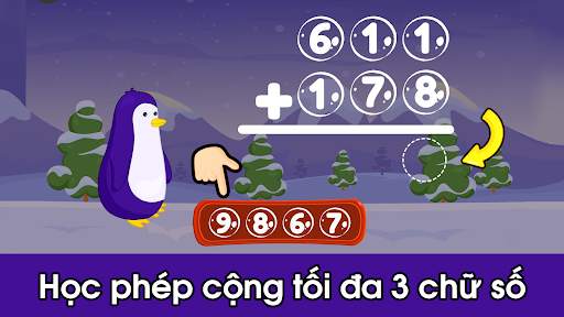 Trò chơi cộng trừ cho trẻ em screenshot 2