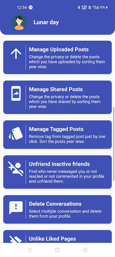 Toolkit - Awesome Tools For Facebook Users screenshot 2