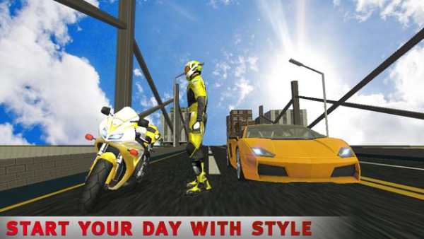 VR City Bike Traffic Racer– Moto Bike Racing Fever screenshot 4