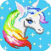 Coloring Unicorn Book Sandbox Color By Number Page 5.3.9