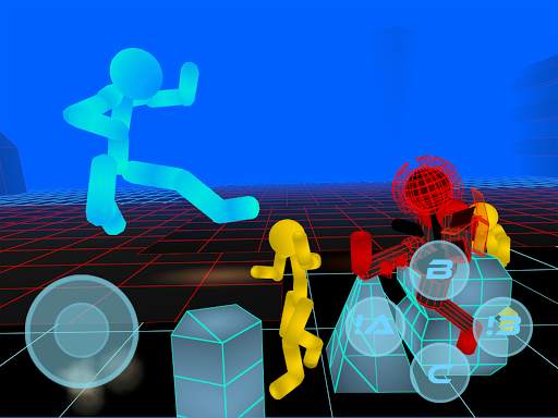 Stickman Neon Street Fighting screenshot 9