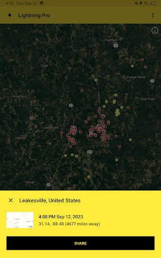 My Lightning Tracker & Alerts screenshot 5