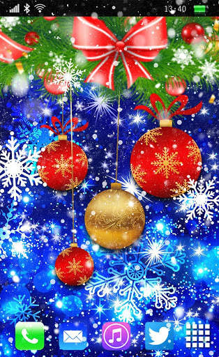 Christmas Balls Live Wallpaper screenshot 2