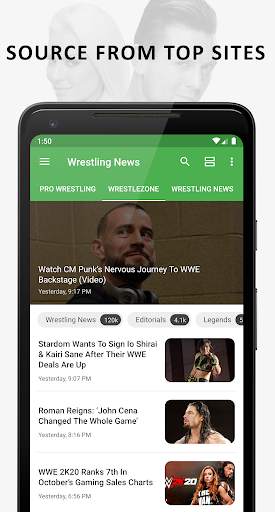 eWrestling News screenshot 5