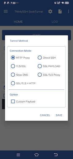 ThirdySSH Sock Tunnel VPN screenshot 2