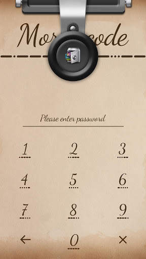 AppLock Theme MorseCode screenshot 1