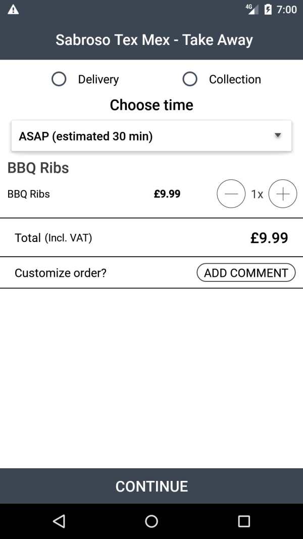 Sabroso Tex Mex - Take Away screenshot 3