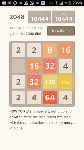 2048 Game - With No Advertisements screenshot 1
