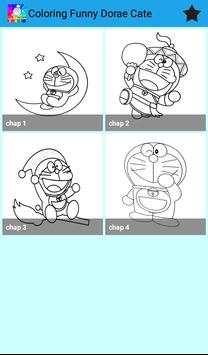 Coloring Funny Dorae Cate screenshot 4