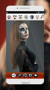 Halloween Face Makeup Photo Editor screenshot 4