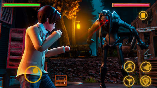 Anime Boy Zombie Fighting Game screenshot 2