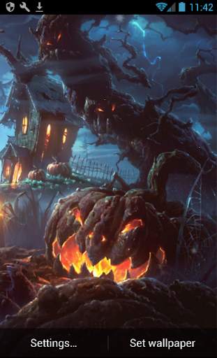 Halloween Live Wallpaper Free screenshot 2