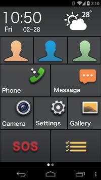 Large Launcher Dark Theme screenshot 1