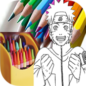 Naruto coloring icon