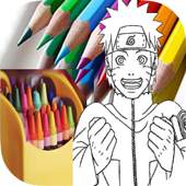 Naruto coloring 1