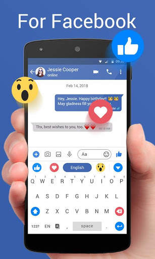 GO Keyboard Theme For Face App screenshot 1