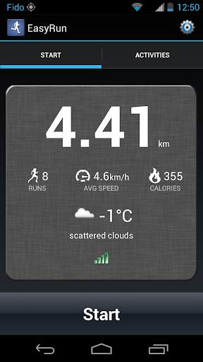 EasyRun (GPS Running Tracker) screenshot 1