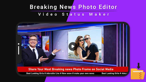 Breaking News Video Maker - Breaking Photos Maker screenshot 3