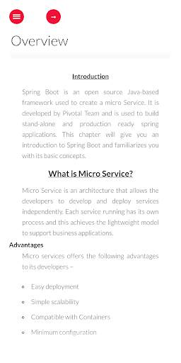Learn Spring Boot Tutorial screenshot 1