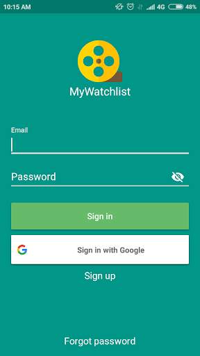 My Watchlist screenshot 1