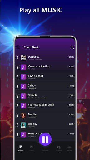 MP3 Flash - Strobe Light Follow Music Beat screenshot 4