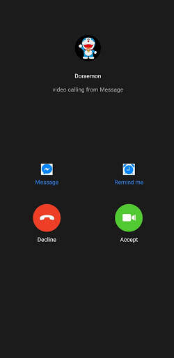 Call From Funny Blue Cat - Fake Video Call screenshot 3