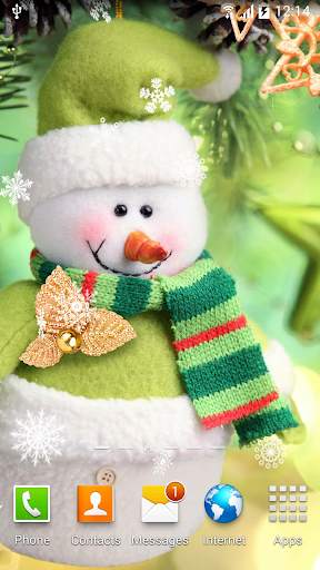 Snowman Live Wallpaper screenshot 3