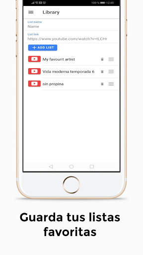 Audiolube - Audio player para música en streaming screenshot 3