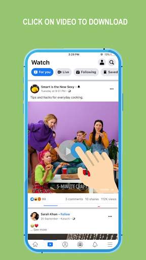 Video Downloader for facebook/fb screenshot 2