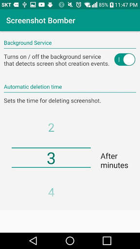 Screenshot Bomber (Screenshot Auto Deleter) screenshot 2