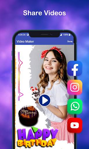 Birthday Effect Video Maker screenshot 5