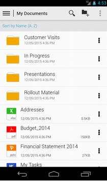 SAP Mobile Documents screenshot 1