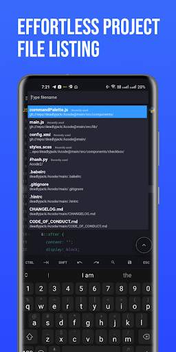 Acode - code editor | FOSS 1 تصوير الشاشة