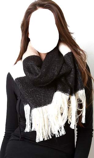 Women Winter Scarfs Photo Suit screenshot 11