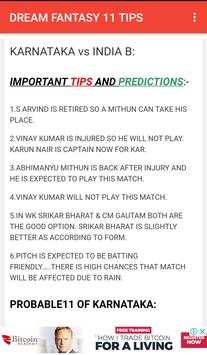 Fantasy Cricket - Dream 11 Tips screenshot 4
