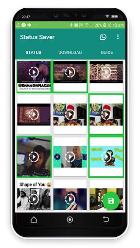 Status saver for whatsapp screenshot 1