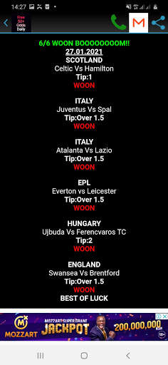 Free 50+ Odds Daily screenshot 8