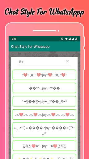 Chat Style For WhatsApp : Cool Font & Stylish Text screenshot 1