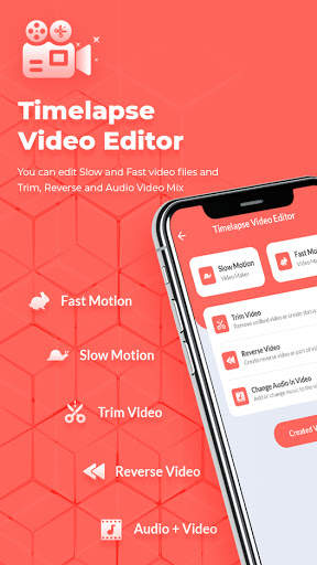Timelapse Video, SlowMo, Fast, Reverse, Add Audio screenshot 1