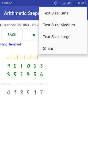 Arithmetic Steps Calculator (Free) screenshot 3