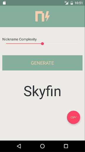Nickname Generator screenshot 1