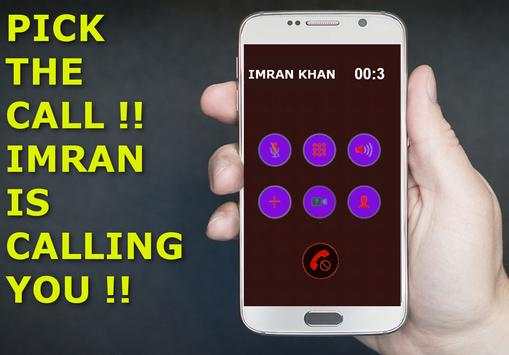 IMRAN KHAN FAKE CALL PRANK : screenshot 2