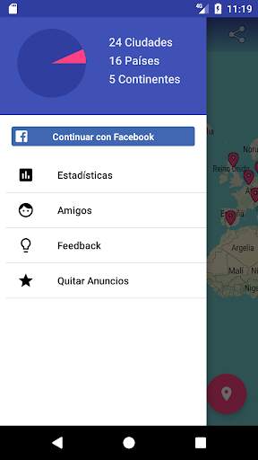 Ciudades Visitadas screenshot 4