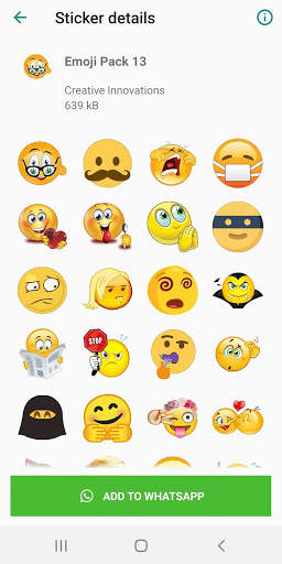 WAStickerApps - Emojis Stickers For WhatsApp screenshot 5