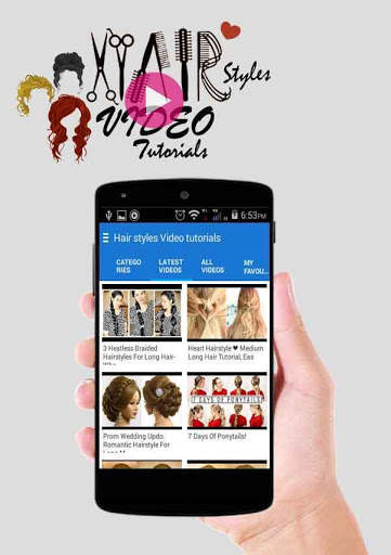 Hairstyles video tutorials screenshot 2
