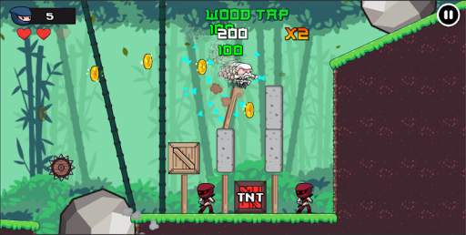 Sling Ninja - Physics Puzzle Games screenshot 8