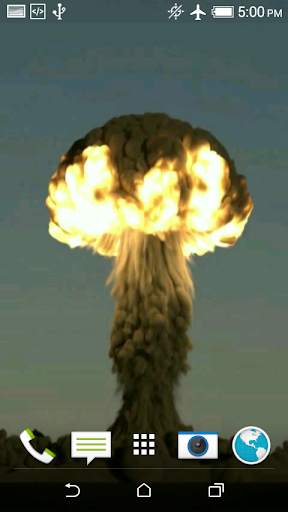Nuclear Bomb 3D Live Wallpaper screenshot 7